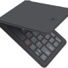 Amazon.co.jp： iClever Bluetoothキーボード 折りたたみ式 レザー調 折れない 360度