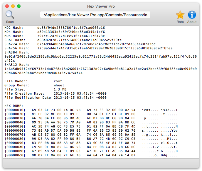 hex viewer mac