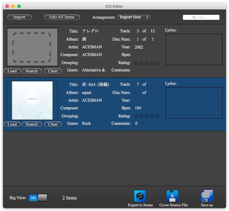 id3 editor mac freeware
